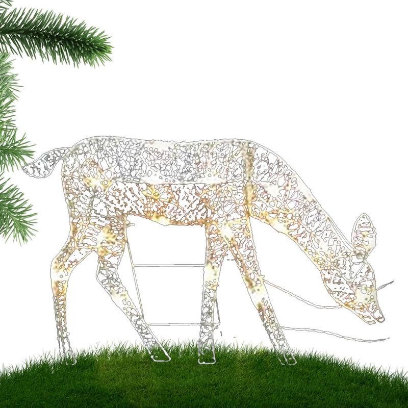 Lighting Decoration Stand - Ren geyiği Noel Dekorasyonu Şenlikli Hava