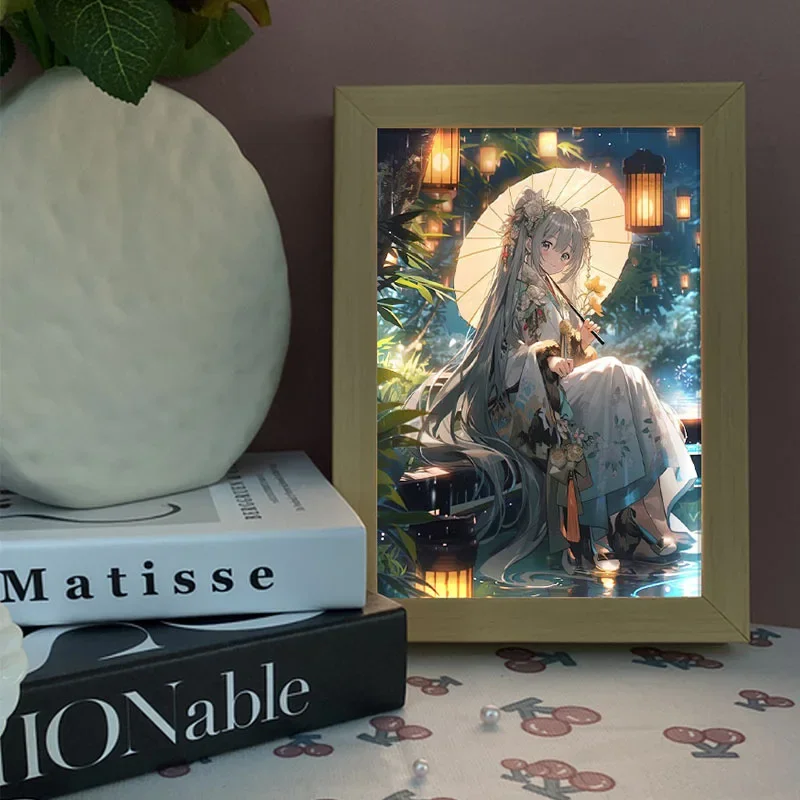 Lighting Decor Photos - Hatsune Series serisi işık boyama dekorasyon