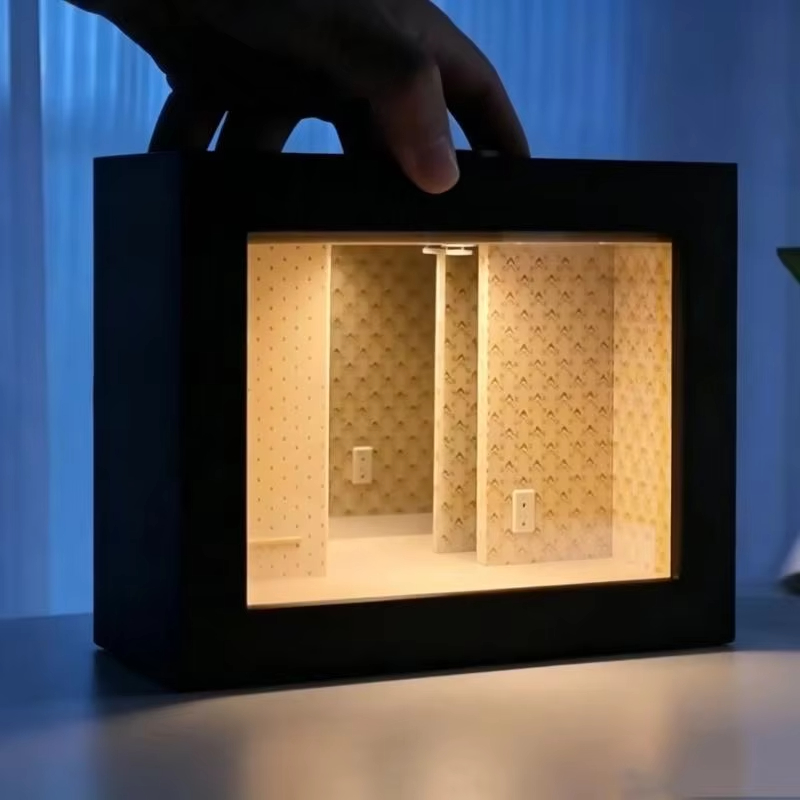 Lighting Decor Photos - Arka Odalı Sonsuz Ayna Fotoğraf Çerçevesi