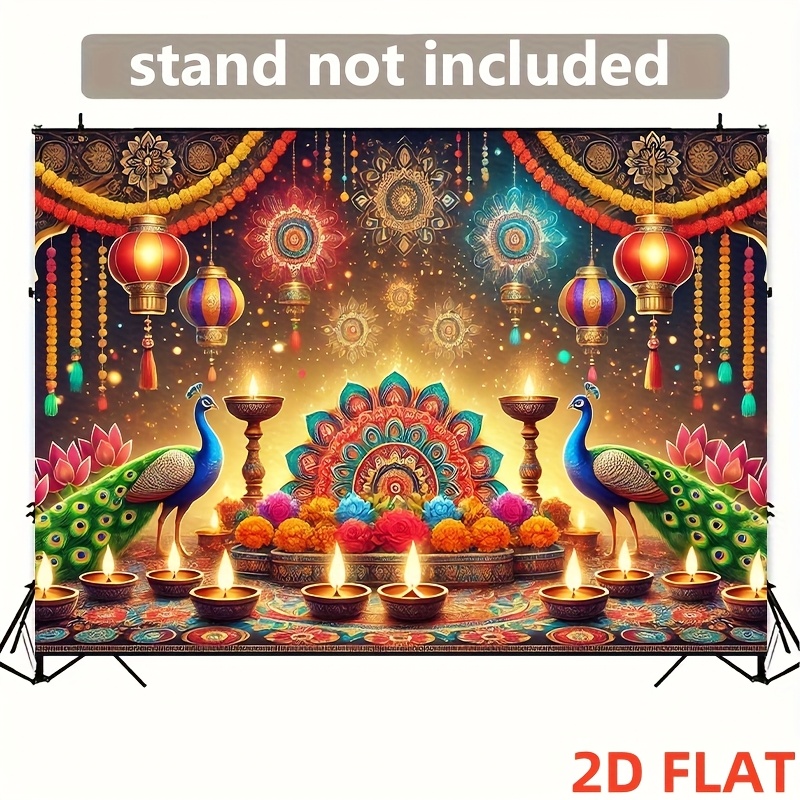 Lighting Decoration For Diwali - Diwali Tavus Kuşu Feneri Gobleni Hint