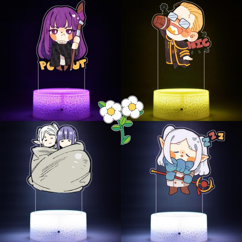 Lighting Decor And Beyond - Frieren için Anime Gece Lambası: Yolculuğun