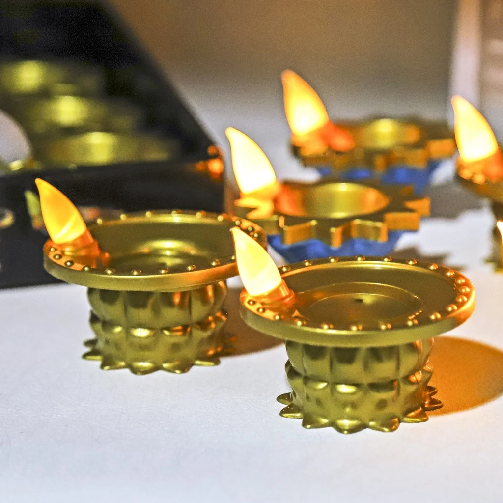 Lighting Decoration For Diwali - LED mum lamba Diwali simülasyon Deepavali