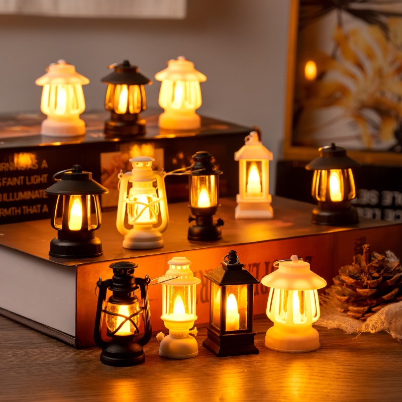 Lighting Decor House - 6cmMini Led Retro Parlayan Pony Fener