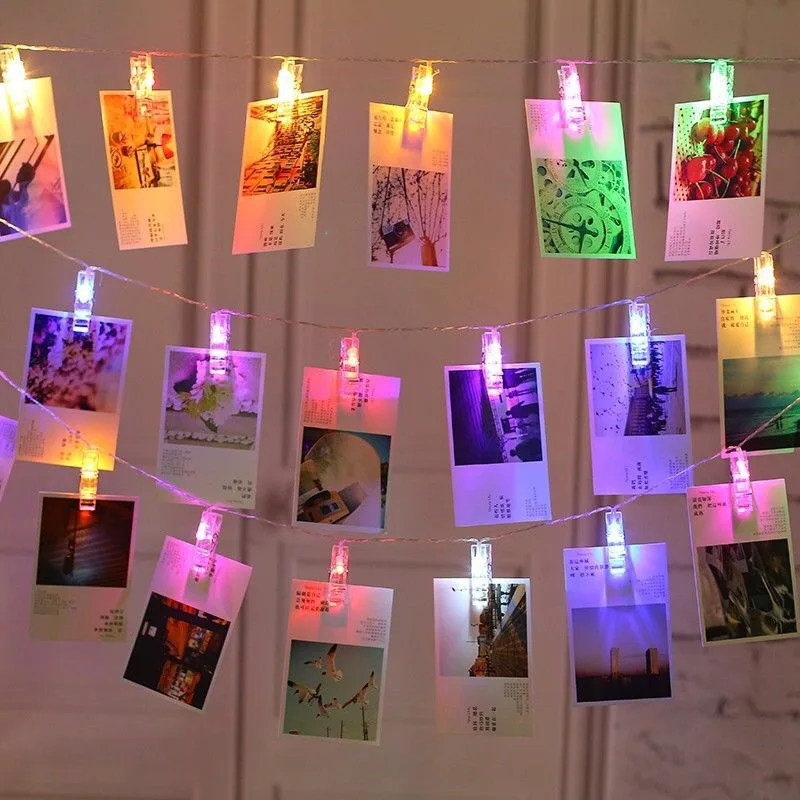 Lighting Decor Photos - Yeni LED Fotoğraf Klip Peri Dize
