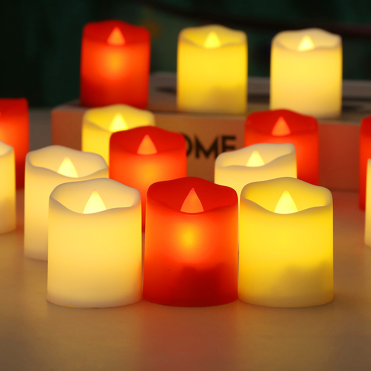 Lighting Decoration Wedding - LED elektronik mum ışığı, sallanan simüle