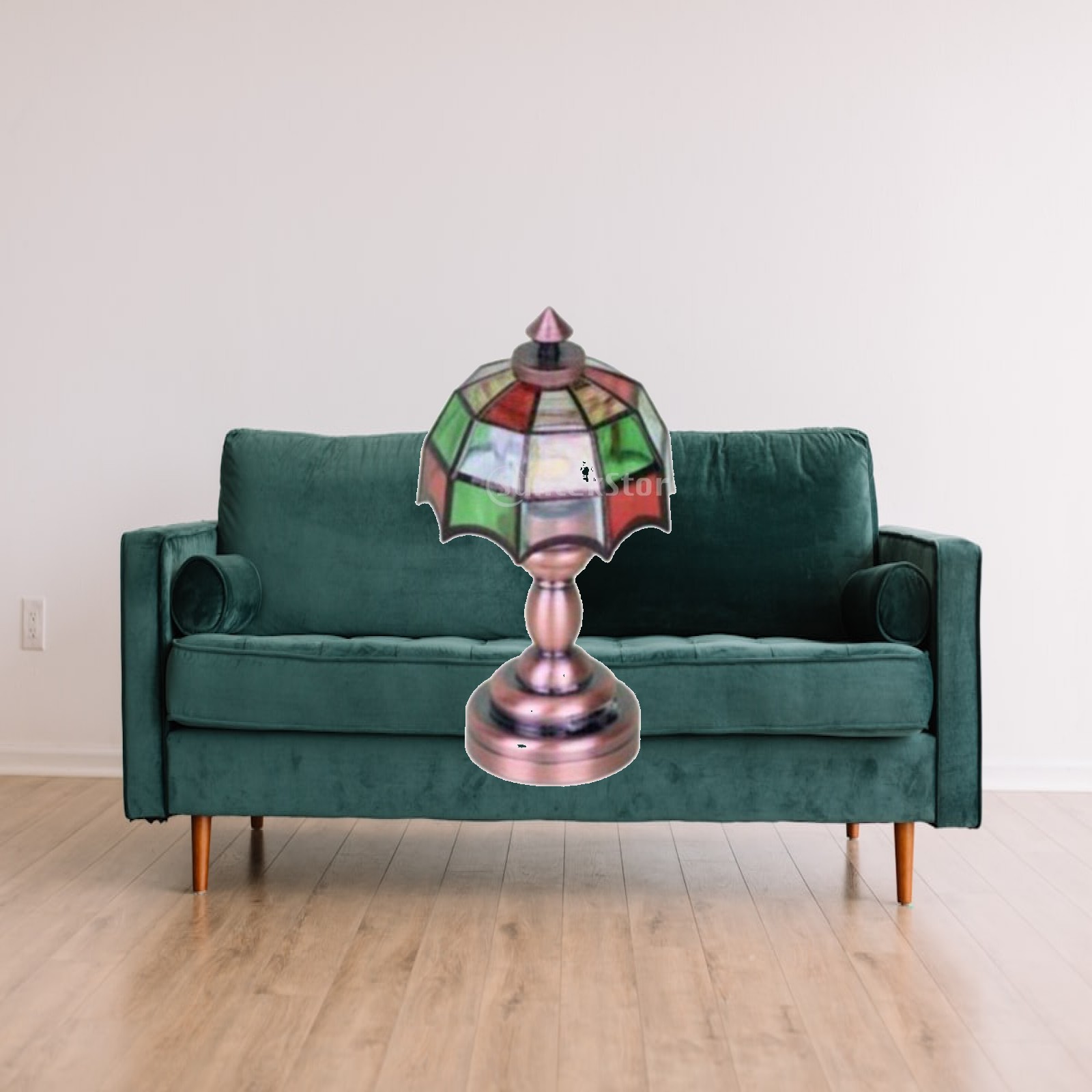 Vintage Lighting Decor - Minyatür Lamba Vintage Alaşım Sırlı Dollhouse