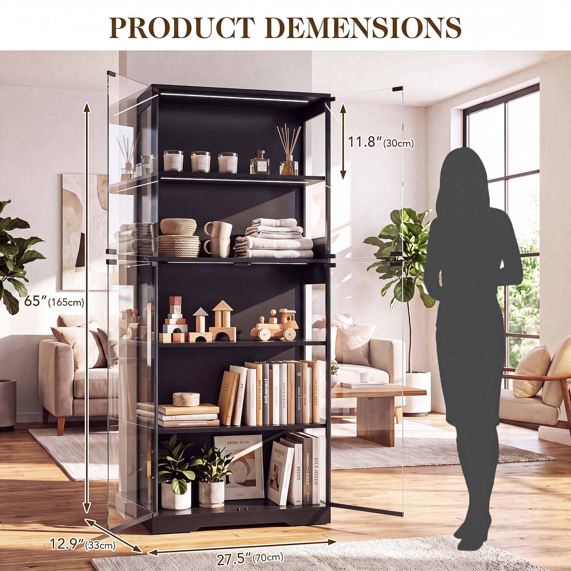 TCGBKAF 5 Katmanlı Cam Kapılı  - Lighting & Home Decor Studio Photos incelemesi ve fiyatı