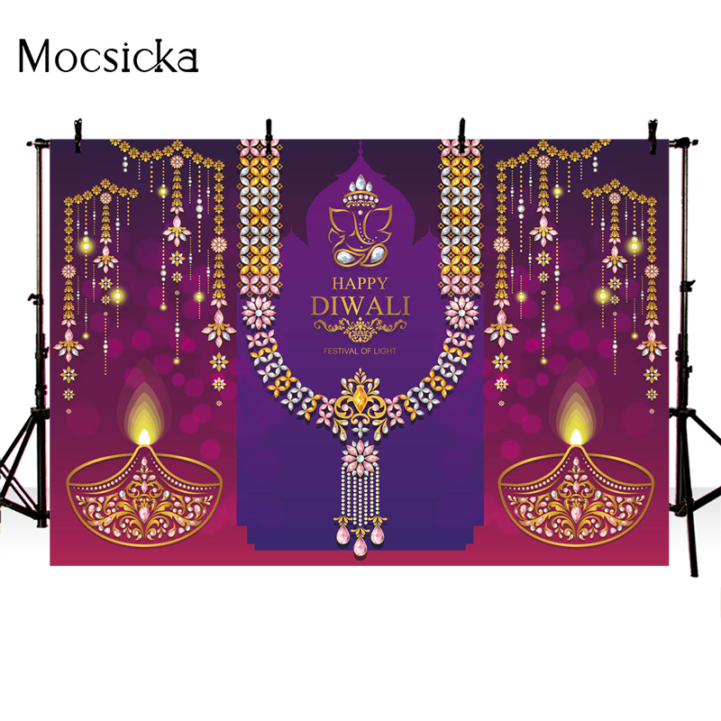 Mutlu Diwali Fotoğraf Backdrop - Lighting Decoration For Diwali incelemesi ve fiyatı