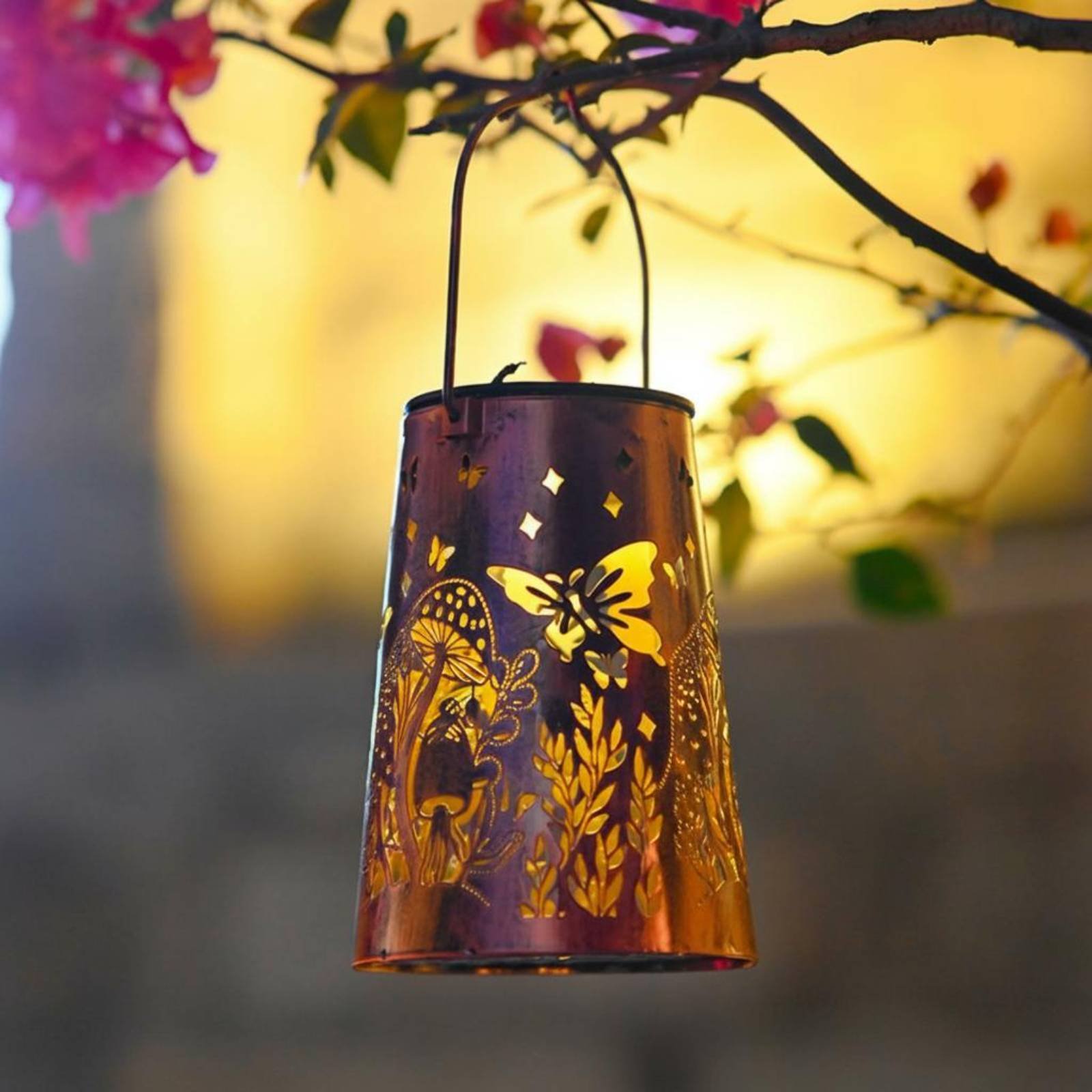 Çiçek Bahçesi Fener Desenli Ba - Garden Lighting Decor incelemesi ve fiyatı