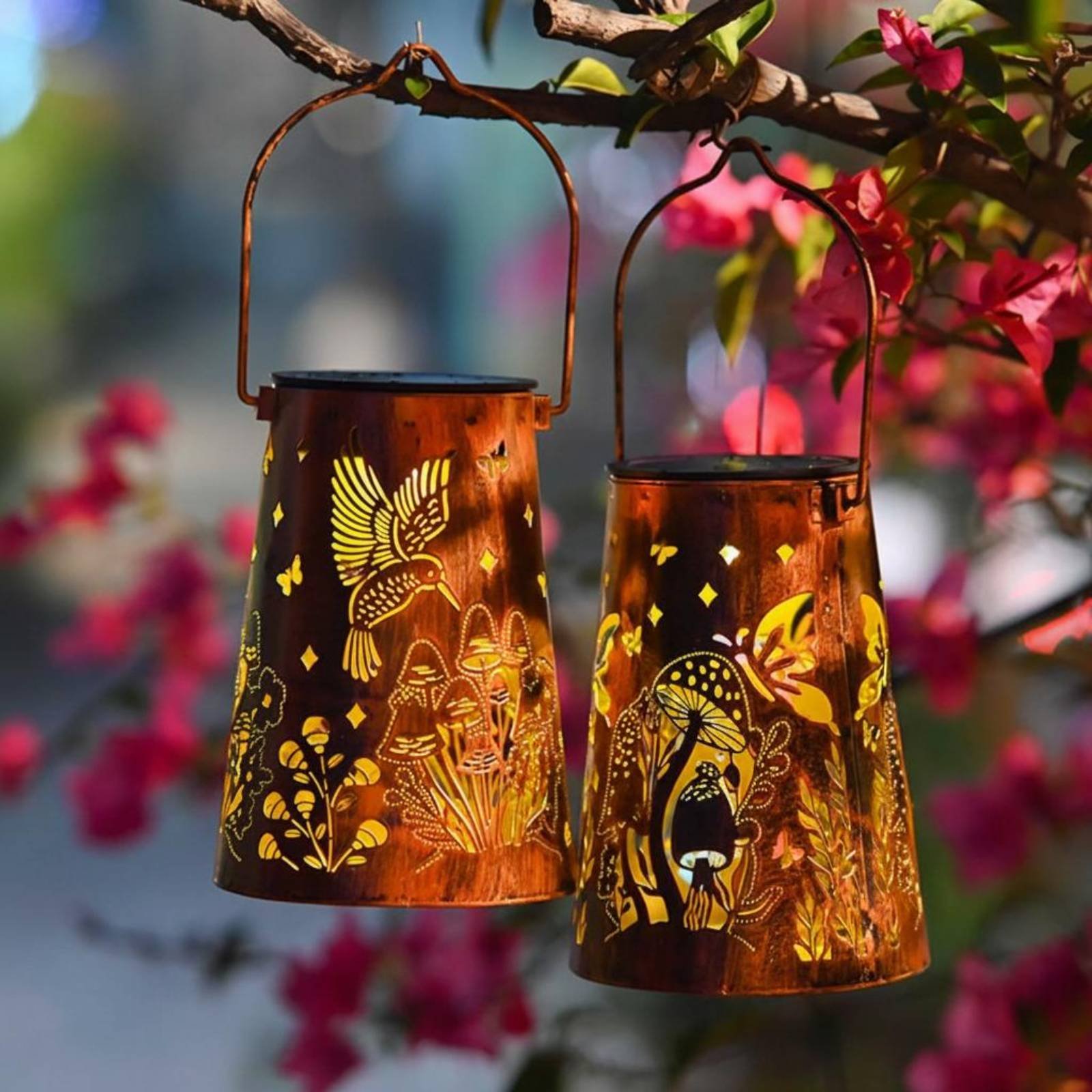 Çiçek Bahçesi Fener Desenli Ba - Garden Lighting Decor incelemesi ve fiyatı