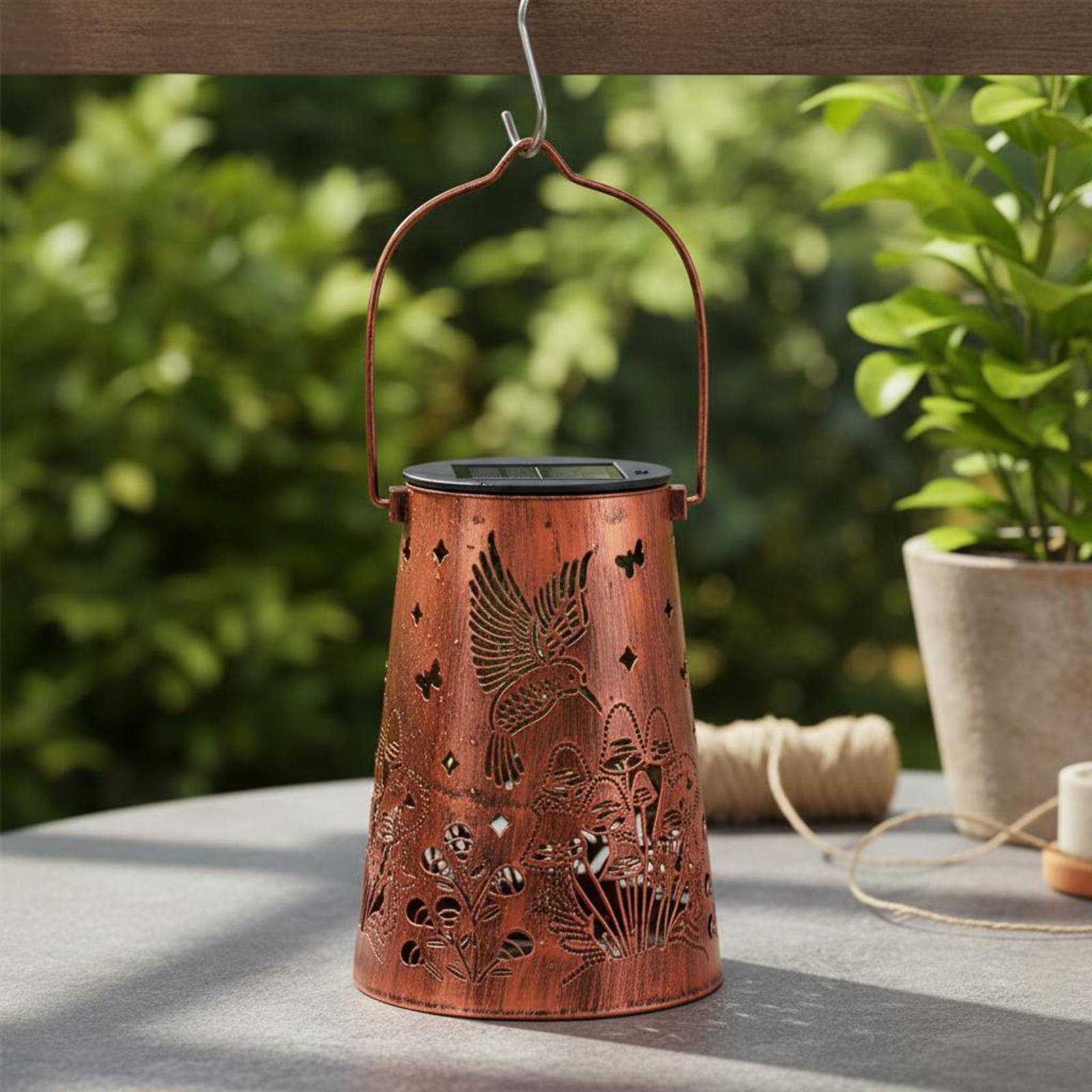 Çiçek Bahçesi Fener Desenli Ba - Garden Lighting Decor incelemesi ve fiyatı