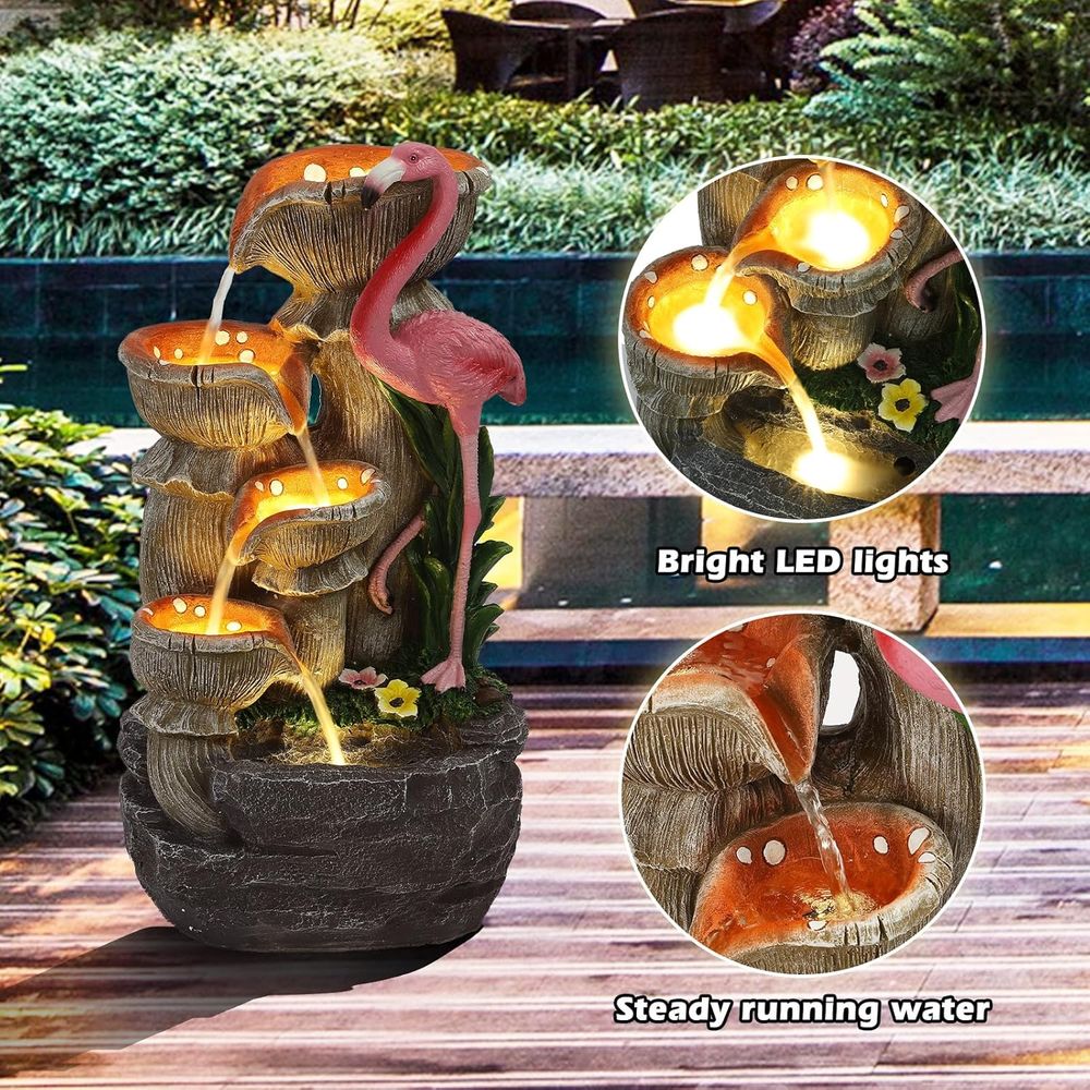 5 LED Işıklı 5 Katmanlı Bahçe  - Lighting Decor House incelemesi ve fiyatı