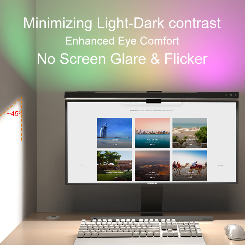 RGB Işık 60/80 cm Oyun Atmosfe - Office Lighting Decor incelemesi ve fiyatı