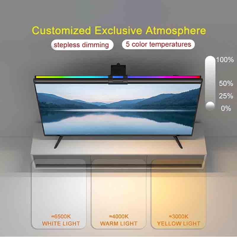 RGB Işık 60/80 cm Oyun Atmosfe - Office Lighting Decor incelemesi ve fiyatı