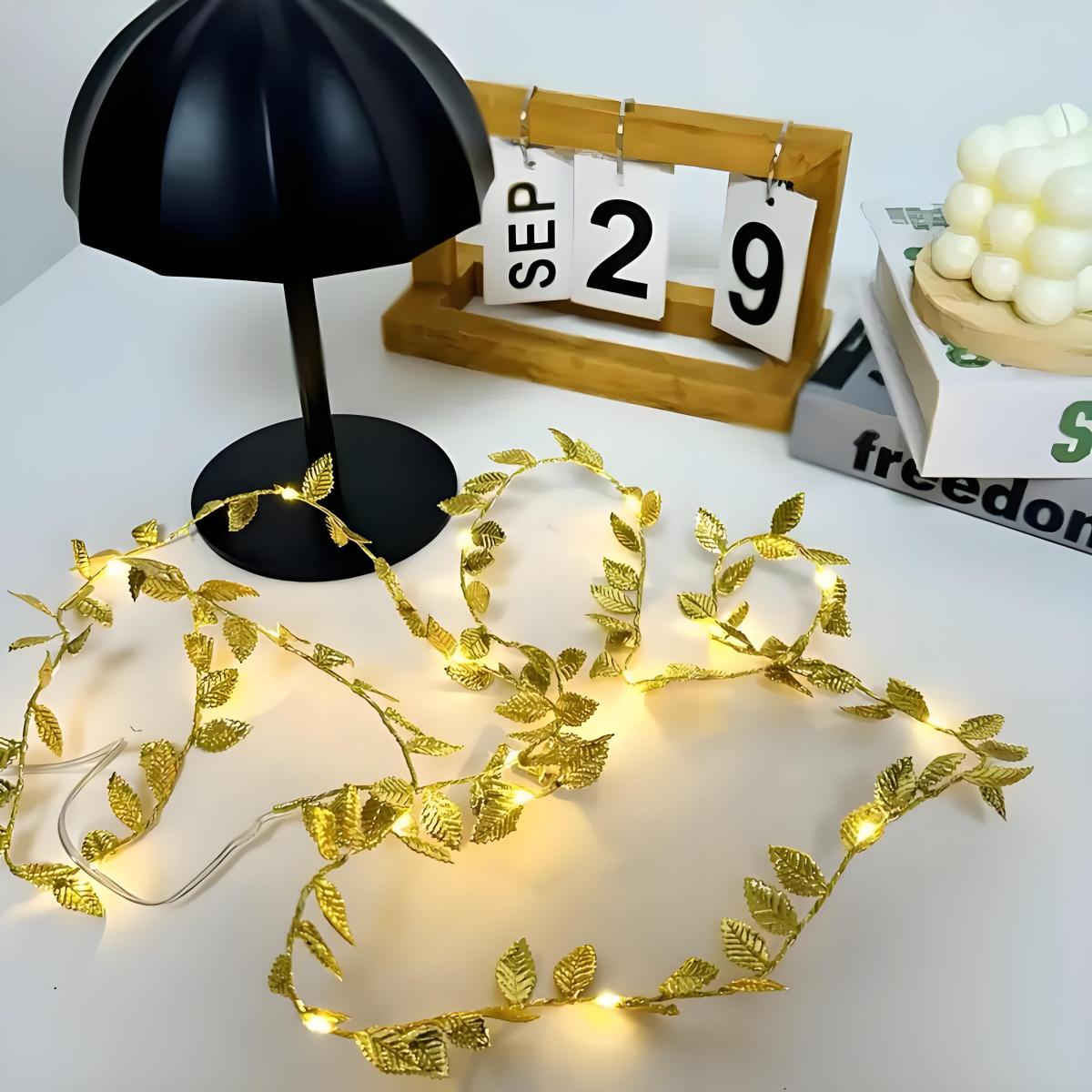 Led Romantik Altın Yaprak Peri - Lighting Decoration For Diwali incelemesi ve fiyatı