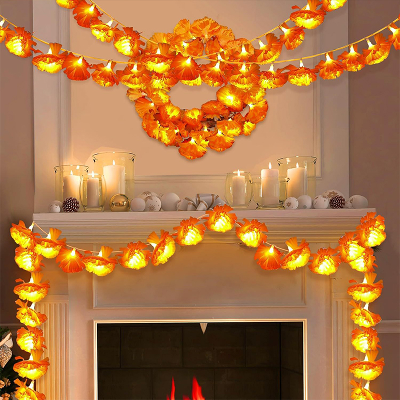 Meksika Marigold yapay çiçekle - Lighting Decoration For Diwali incelemesi ve fiyatı