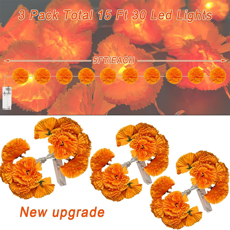 Meksika Marigold yapay çiçekle - Lighting Decoration For Diwali incelemesi ve fiyatı