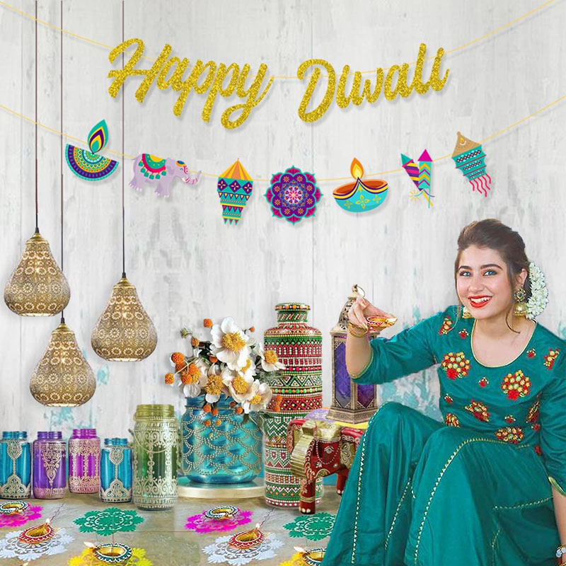 Diwali Parti Süslemeleri Mutlu - Lighting Decoration For Diwali incelemesi ve fiyatı