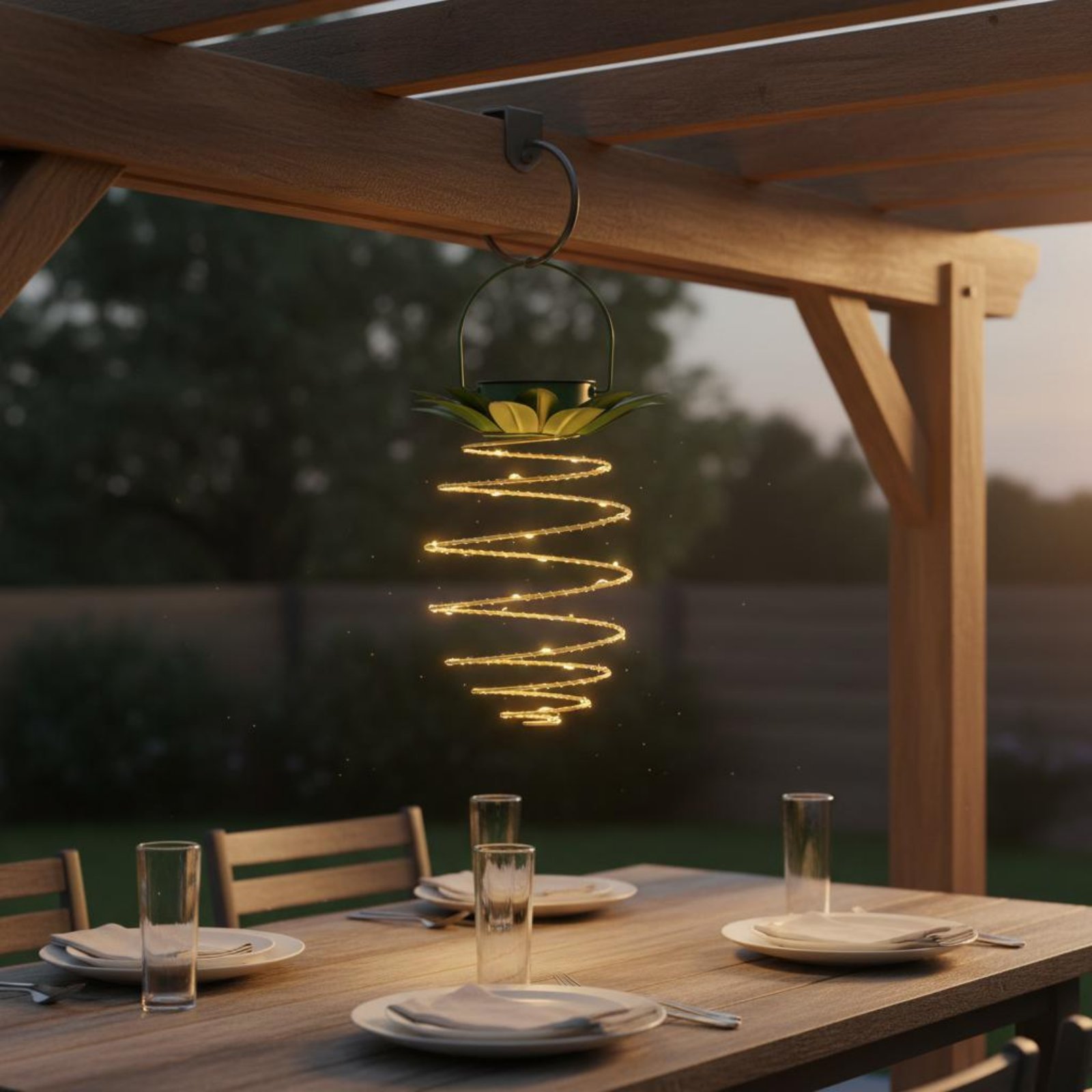 2 adet güneş enerjili ananas l - Garden Lighting Decor incelemesi ve fiyatı