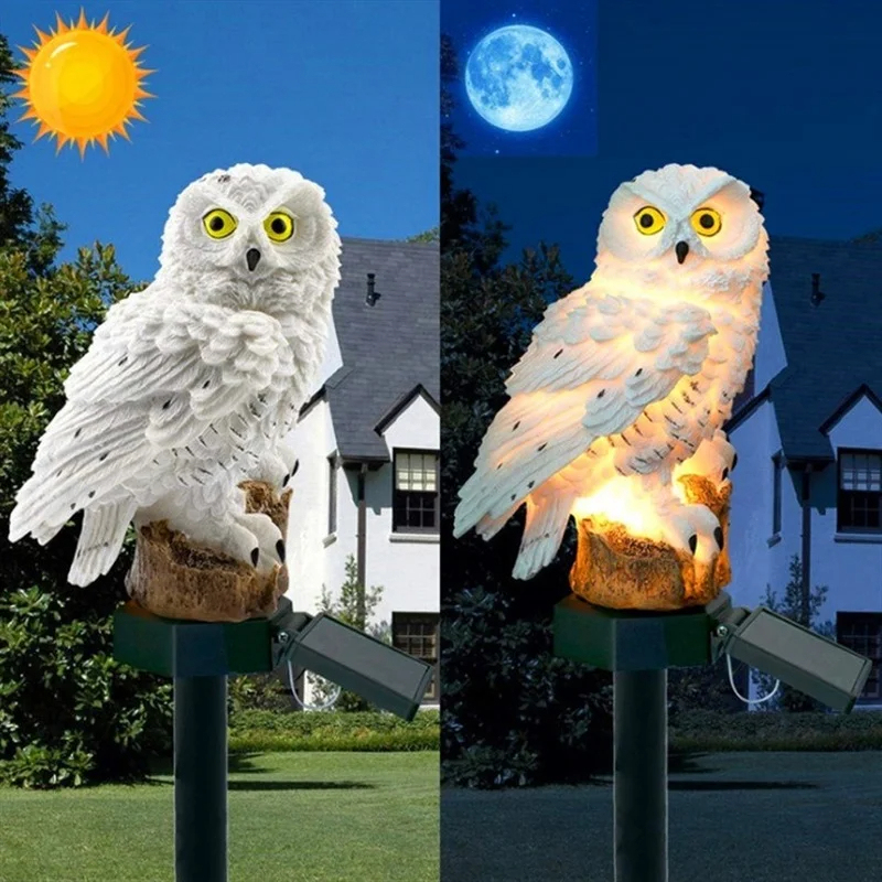 Güneş Enerjili Baykuş Heykeli  - Garden Lighting Decor incelemesi ve fiyatı