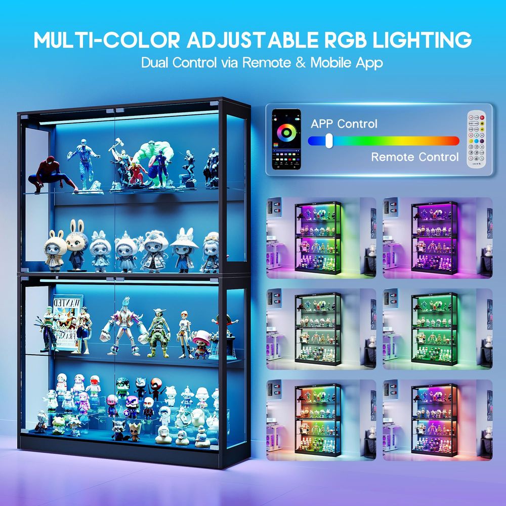 LED Işık Şeritli Dolap, Cam Ka - Lighting & Home Decor Studio Photos incelemesi ve fiyatı