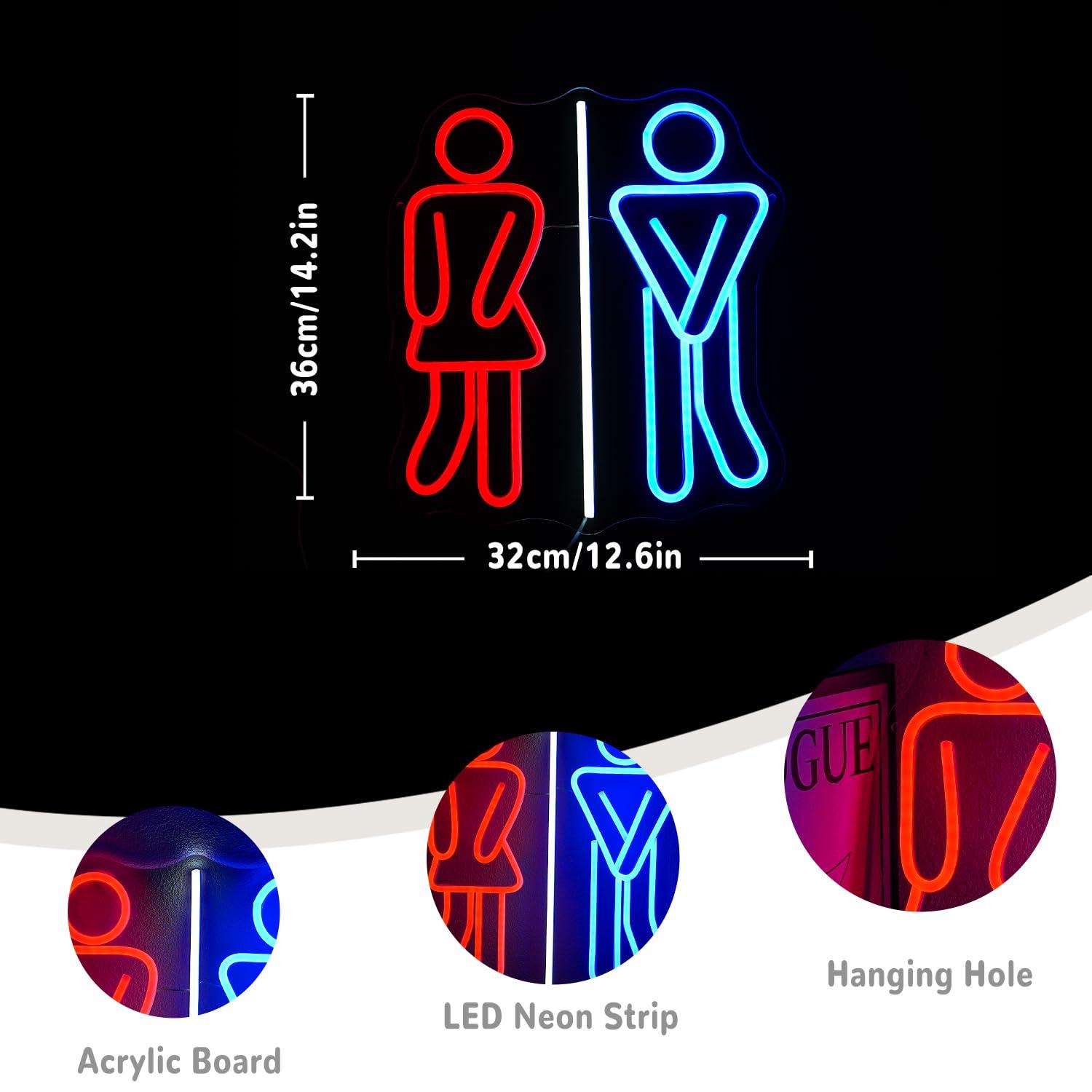 Tuvalet Neon Tabelaları Tuvale - Office Lighting Decor incelemesi ve fiyatı