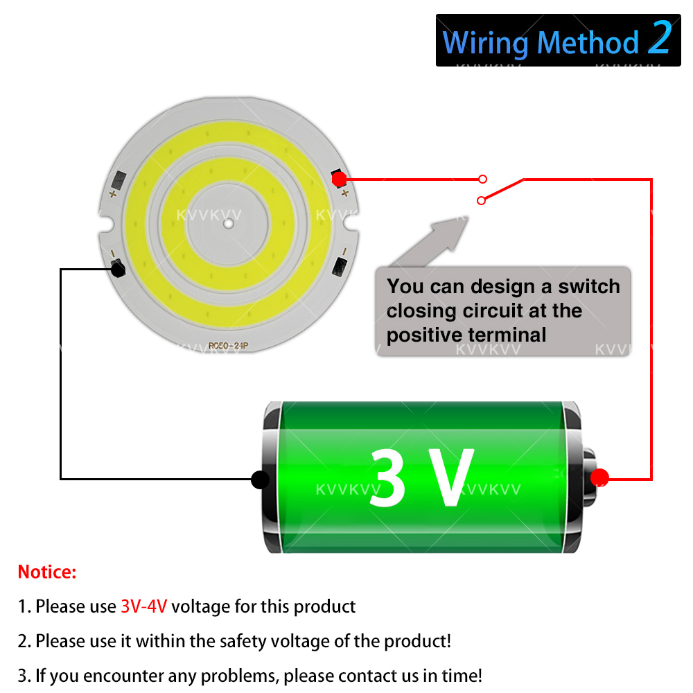 3V 4V Yuvarlak COB LED Lamba P - Lighting Decor House incelemesi ve fiyatı