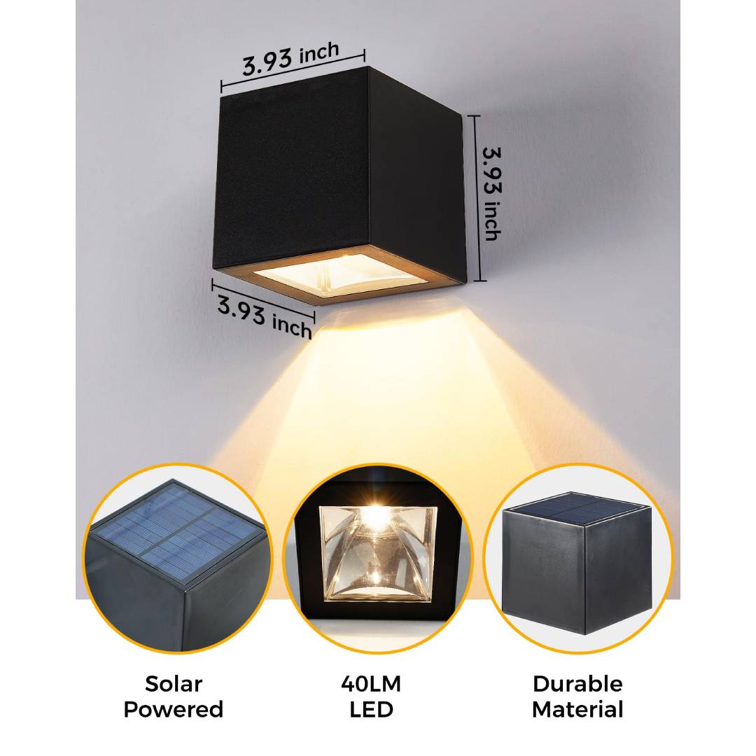 Dış Mekan Güneş Enerjili Duvar - Lighting Decor House incelemesi ve fiyatı