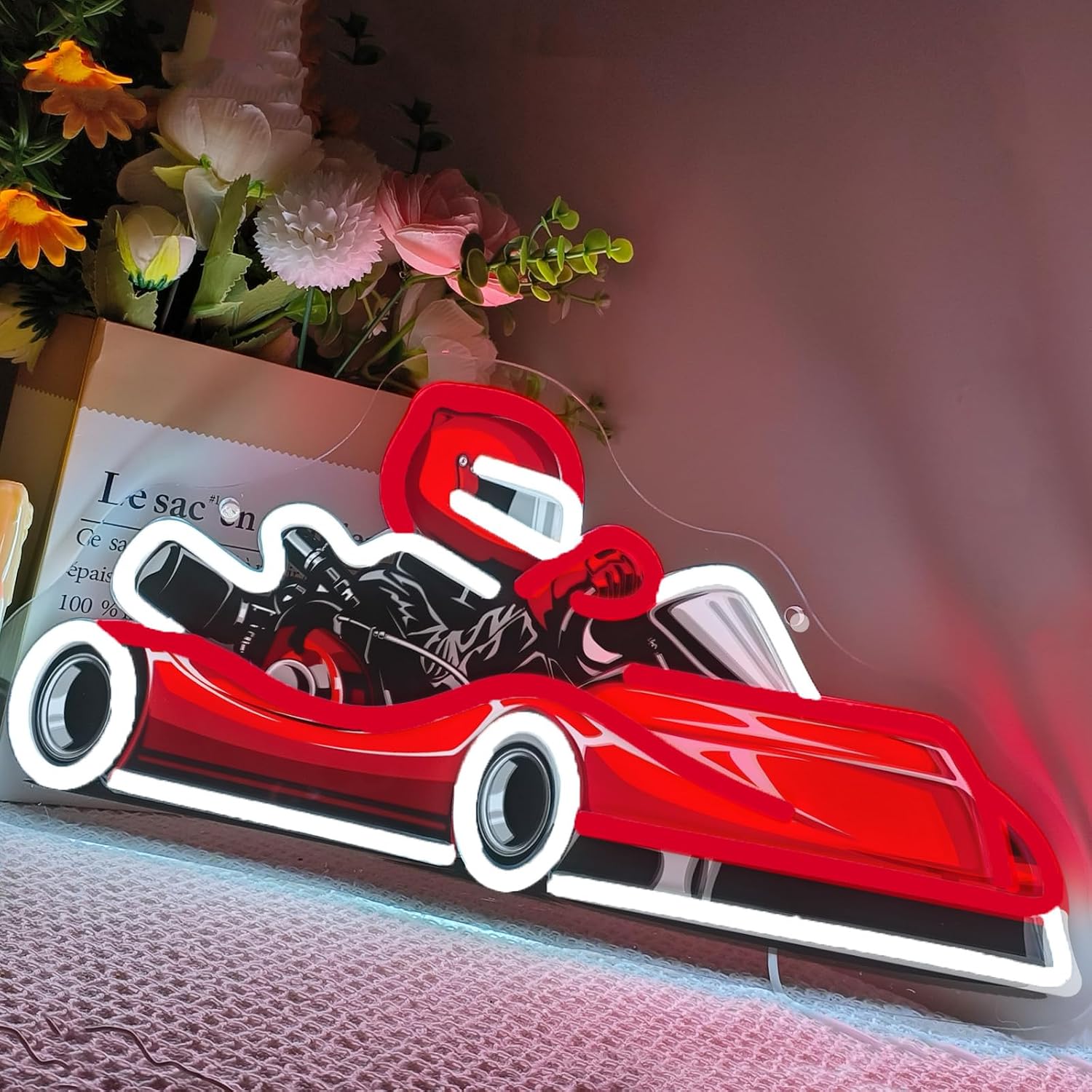 Go Kart Yarışçısı LED Neon Tab - Decor Kart Lighting incelemesi ve fiyatı
