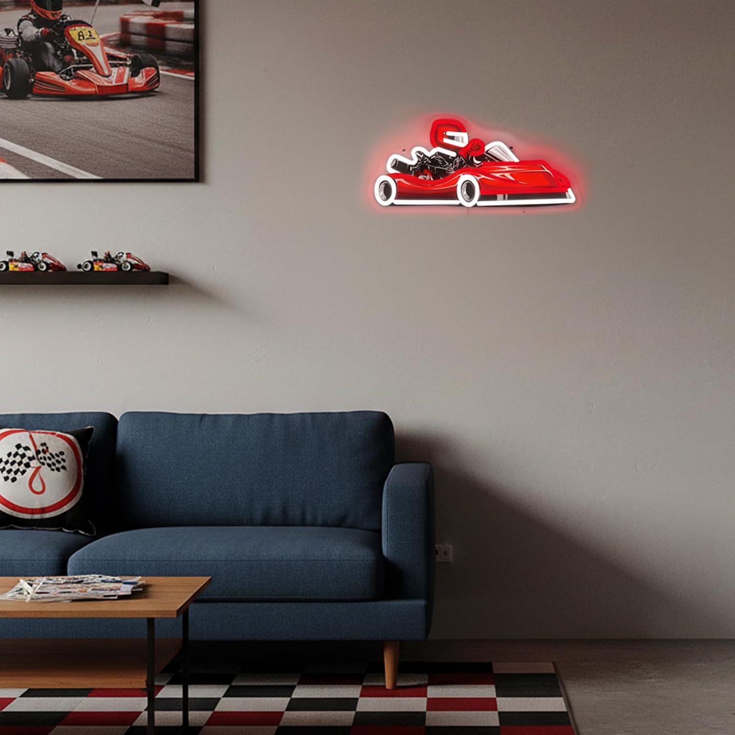 Go Kart Yarışçısı LED Neon Tab - Decor Kart Lighting incelemesi ve fiyatı