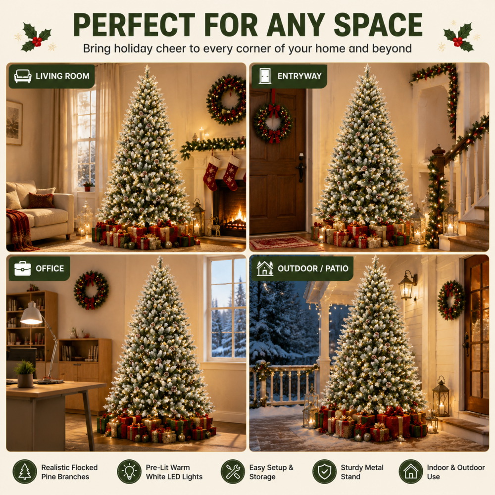 Önceden Aydınlatmalı, Karlı Ya - Lighting Decoration Stand incelemesi ve fiyatı