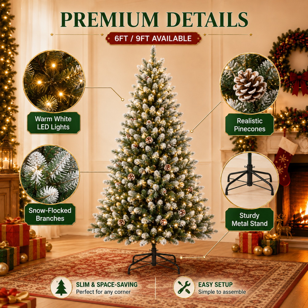 Önceden Aydınlatmalı, Karlı Ya - Lighting Decoration Stand incelemesi ve fiyatı