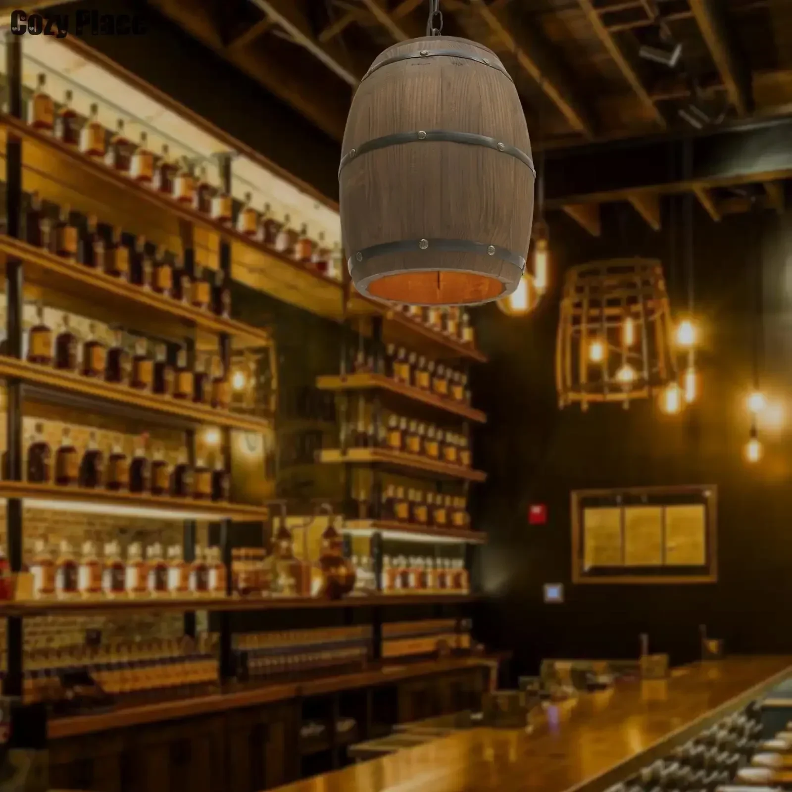 Rustik Lamba Vintage Avize Ahş - Vintage Lighting Decor incelemesi ve fiyatı