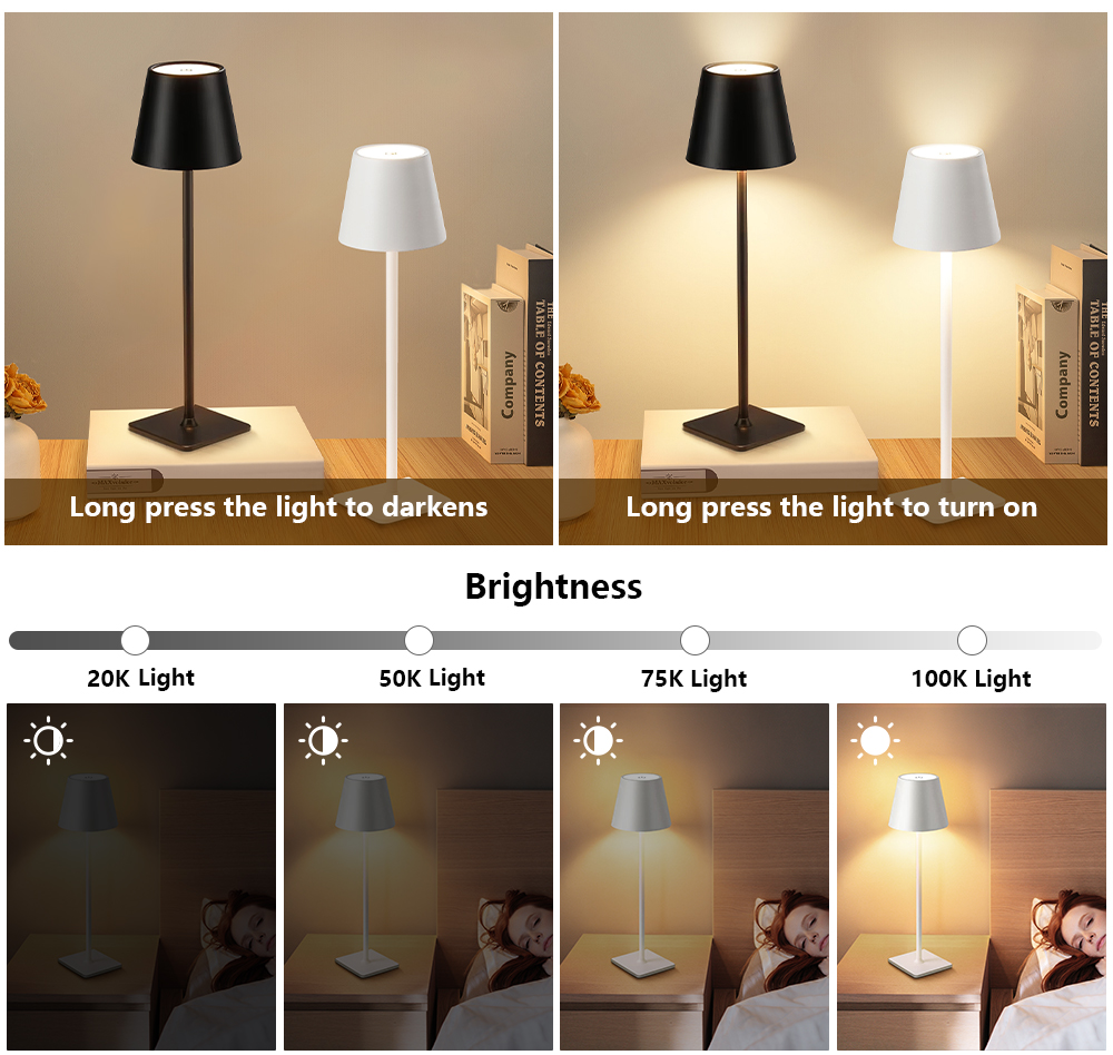 LED şarj edilebilir masa lamba - Room Lighting Bedroom Decor incelemesi ve fiyatı
