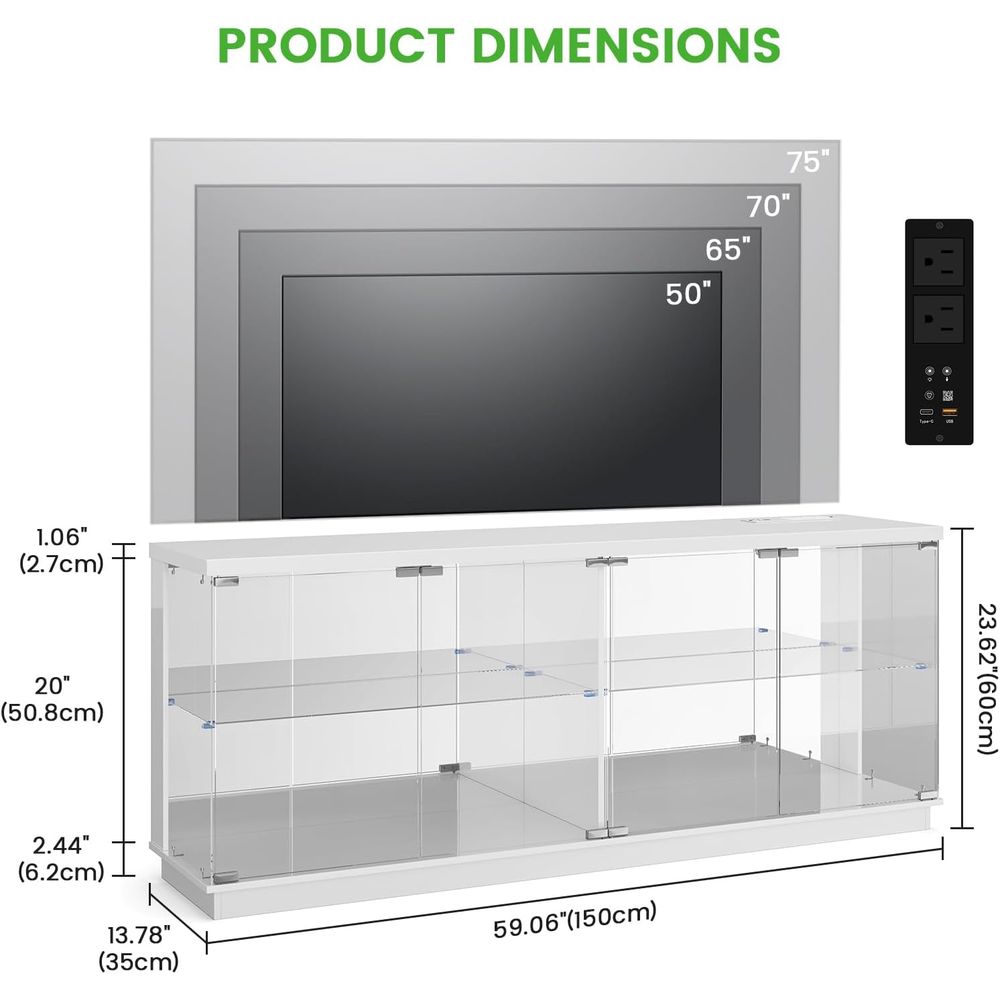 71 inç Cam TV Sehpası Şarj İst - Lighting & Home Decor Studio Photos incelemesi ve fiyatı